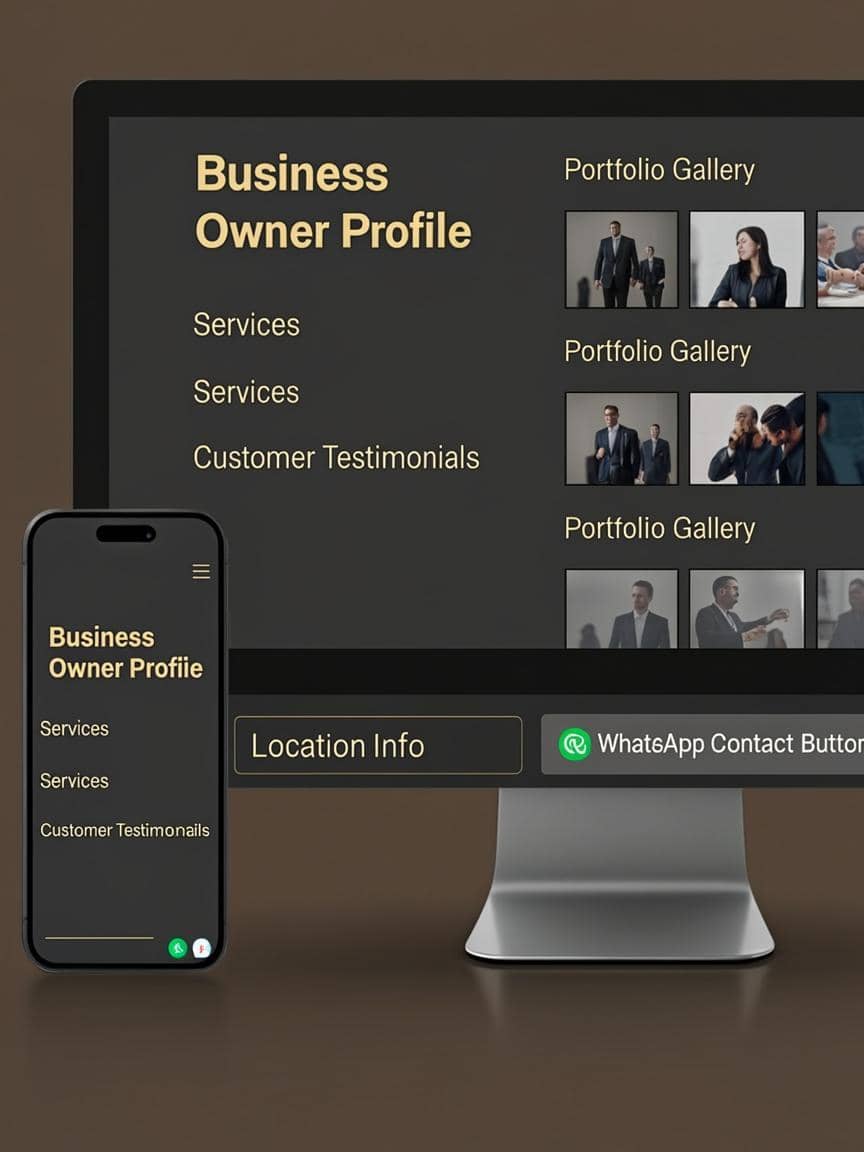 Business Owner Profile Website